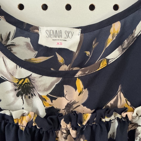 Sienna Sky Black Floral Off-Shoulder Blouse - Picture 6 of 6